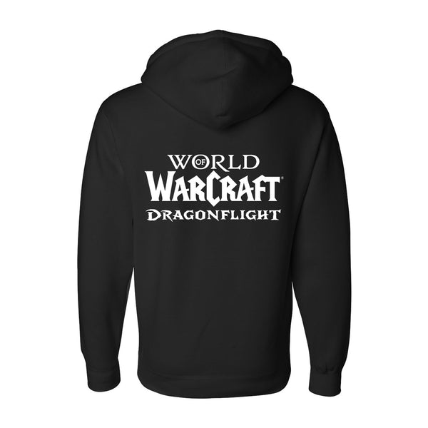 World of Warcraft Dragonflight Logo Black Hoodie – Blizzard Gear Store