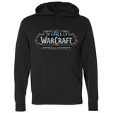 World of Warcraft Battle for Azeroth Logo Black Hoodie - Front View