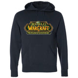 World of Warcraft Burning Crusade Logo Navy Hoodie - Front View