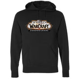 World of Warcraft Shadowlands Logo Black Hoodie - Front View