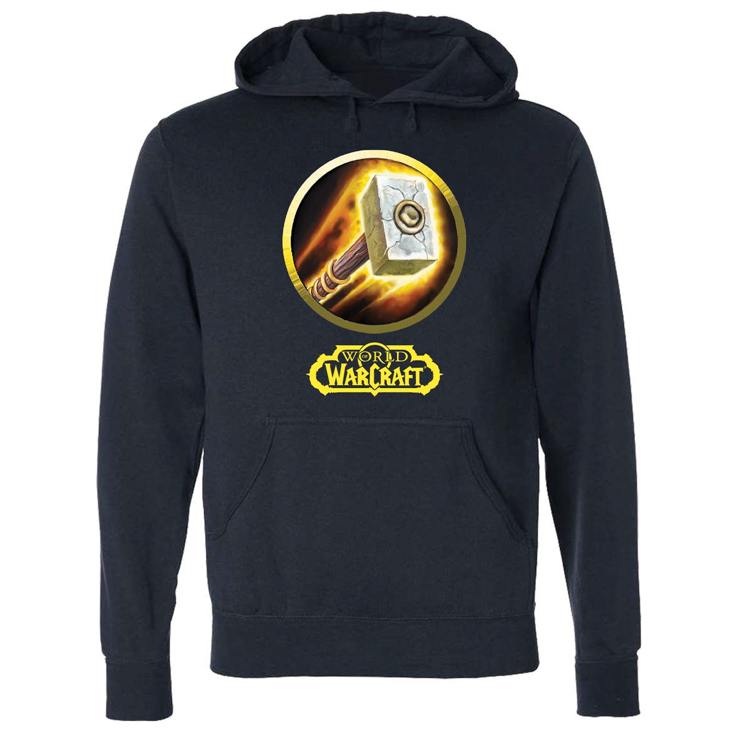 World of Warcraft Paladin Hoodie - Front View Navy Version