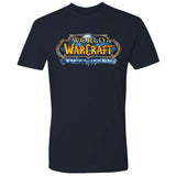 World of Warcraft Wrath of the Lich King Logo Navy T-Shirt