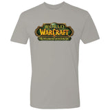 World of Warcraft Burning Crusade Logo Grey T-Shirt - Front View
