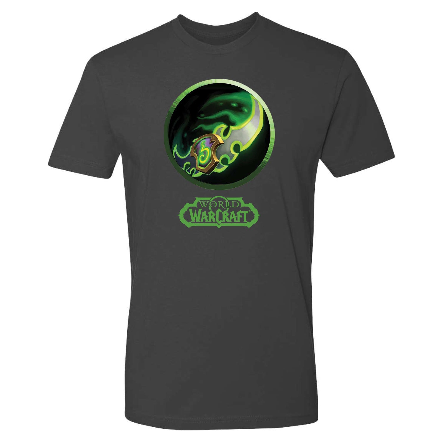 World of Warcraft Demon Hunter T-Shirt - Front View Grey Version