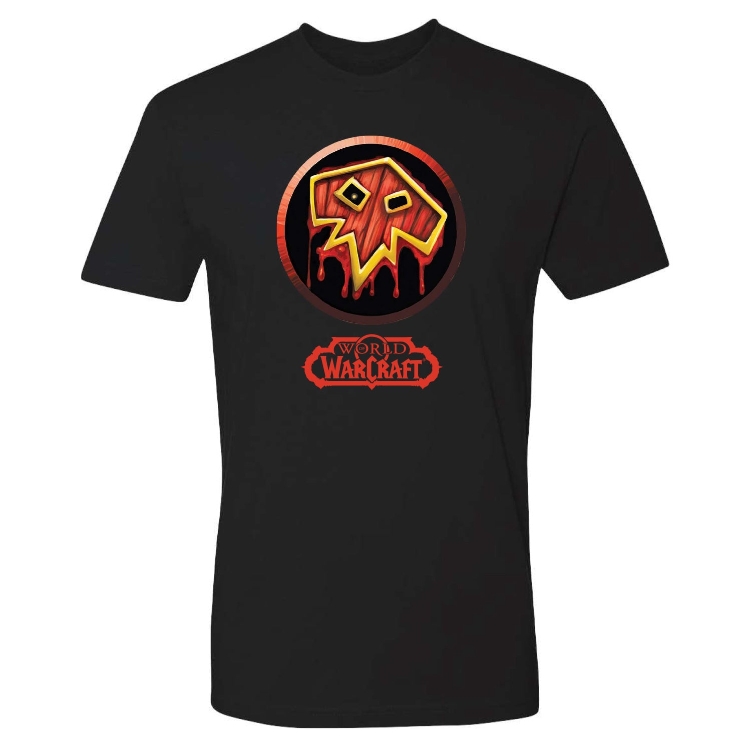 World of Warcraft Shaman T-Shirt - Front View Black Version