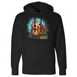 World of Warcraft Pepe 10th Birthday Black Hoodie - Front View