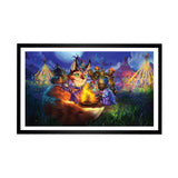 World of Warcraft A Midsummer’s Night 14 x 24 in Framed Print - Front View