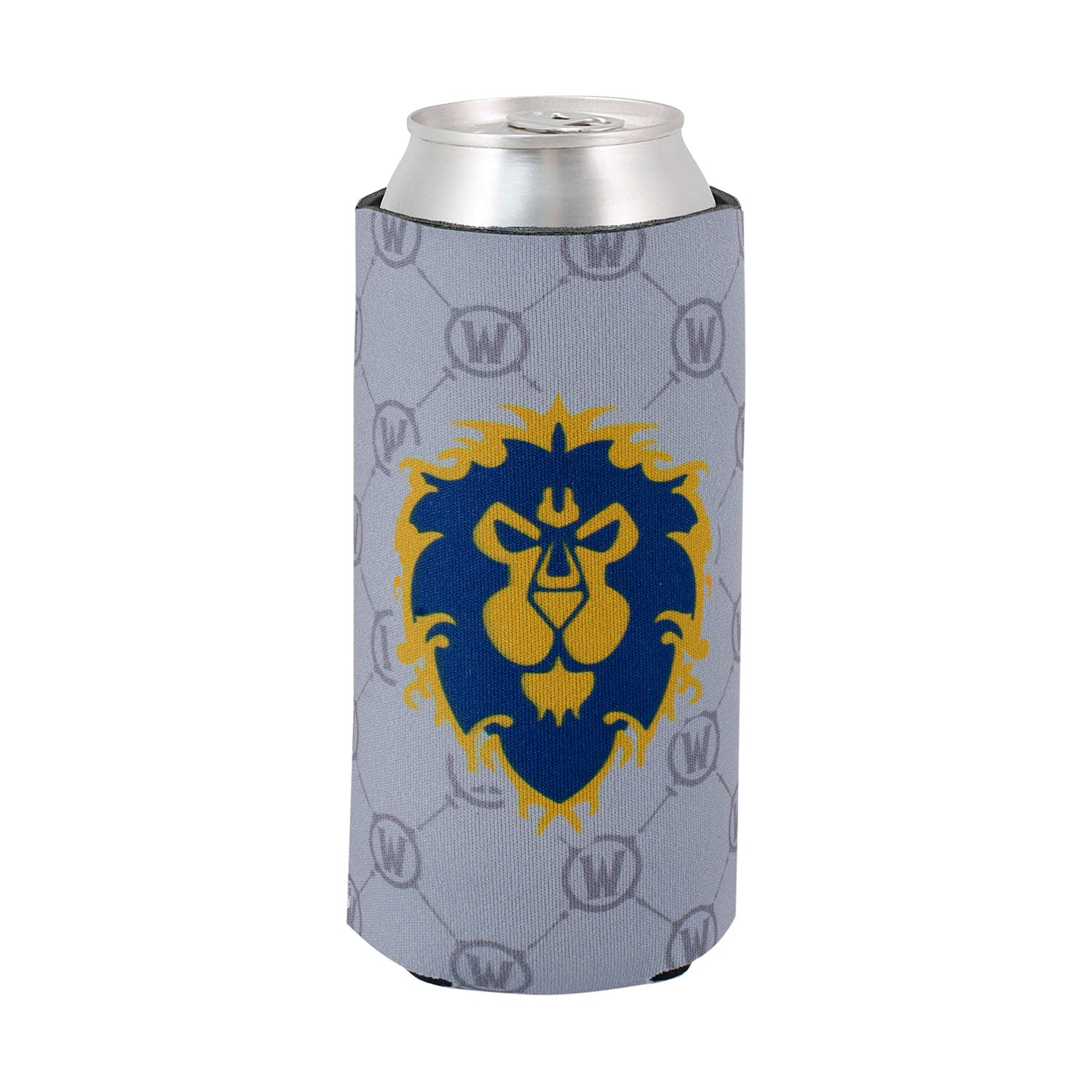 World of Warcraft Alliance 16oz Can Cooler - Front View