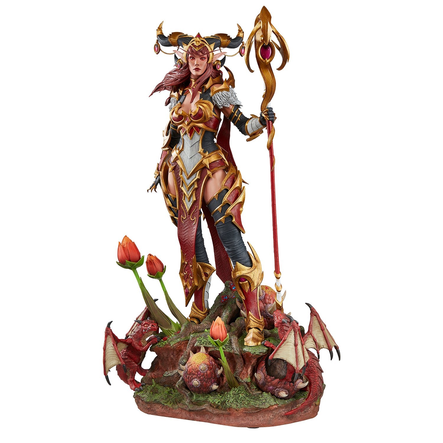 World of Warcraft Alexstrasza 20in Statue - Front View