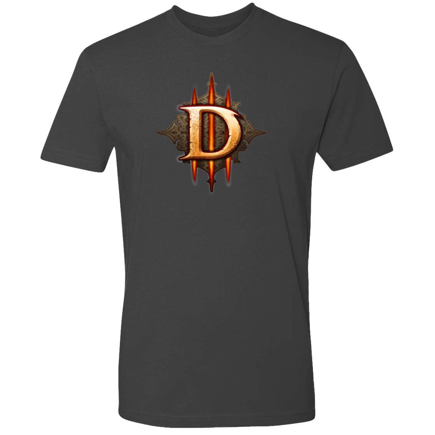 Diablo III Icon T-Shirt - Front View Grey Version