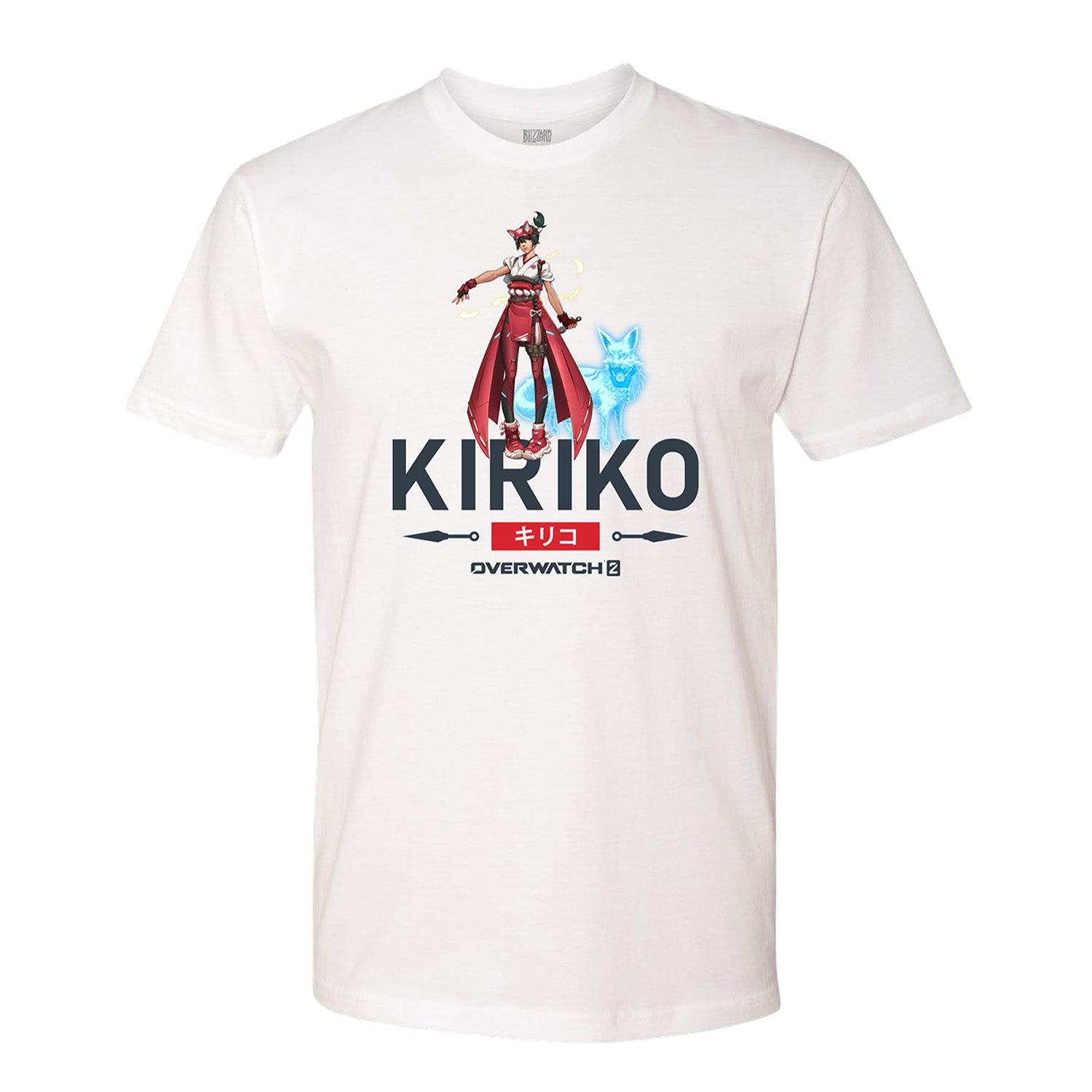 Overwatch 2 Kiriko White T-Shirt - Front View