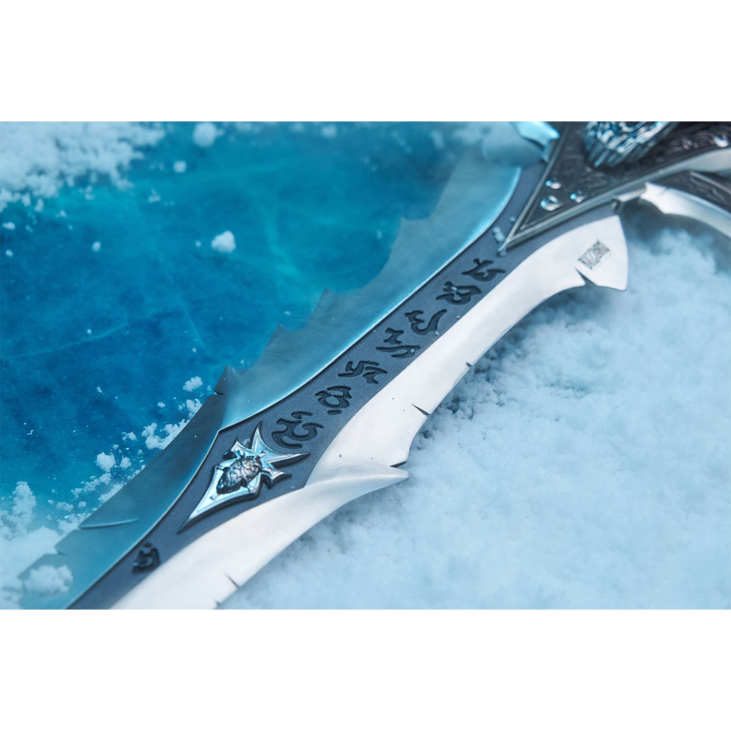 World of Warcraft Frostmourne Premium Replica - Close Up View of Sword Blade