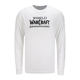 World of Warcraft Dragonflight White Long Sleeve T-Shirt - Front View